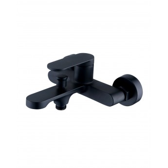 Смеситель для ванны с коротким изливом однорычажный ORANGE VESPER M10-100b цвет черный